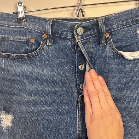 Levi’s Premium Denim Button Fly Wedgie Jean - Picture 10 of 10